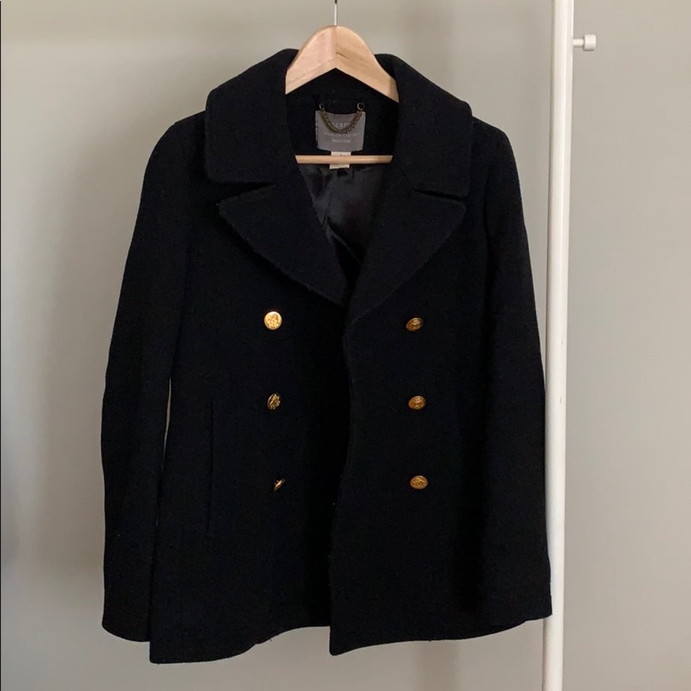 J.Crew Stadium Cloth by Nelly Gori Peacoat
